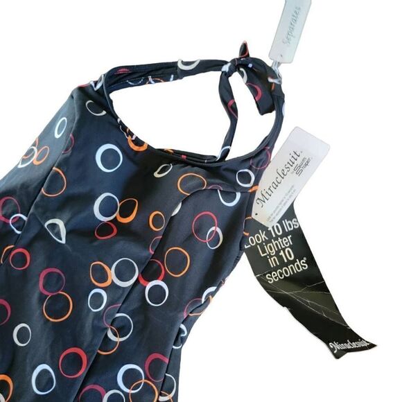 Miraclesuit 2 Peice Tankini Womens SZ 8 High Rise NWT Slimming - Picture 4 of 10